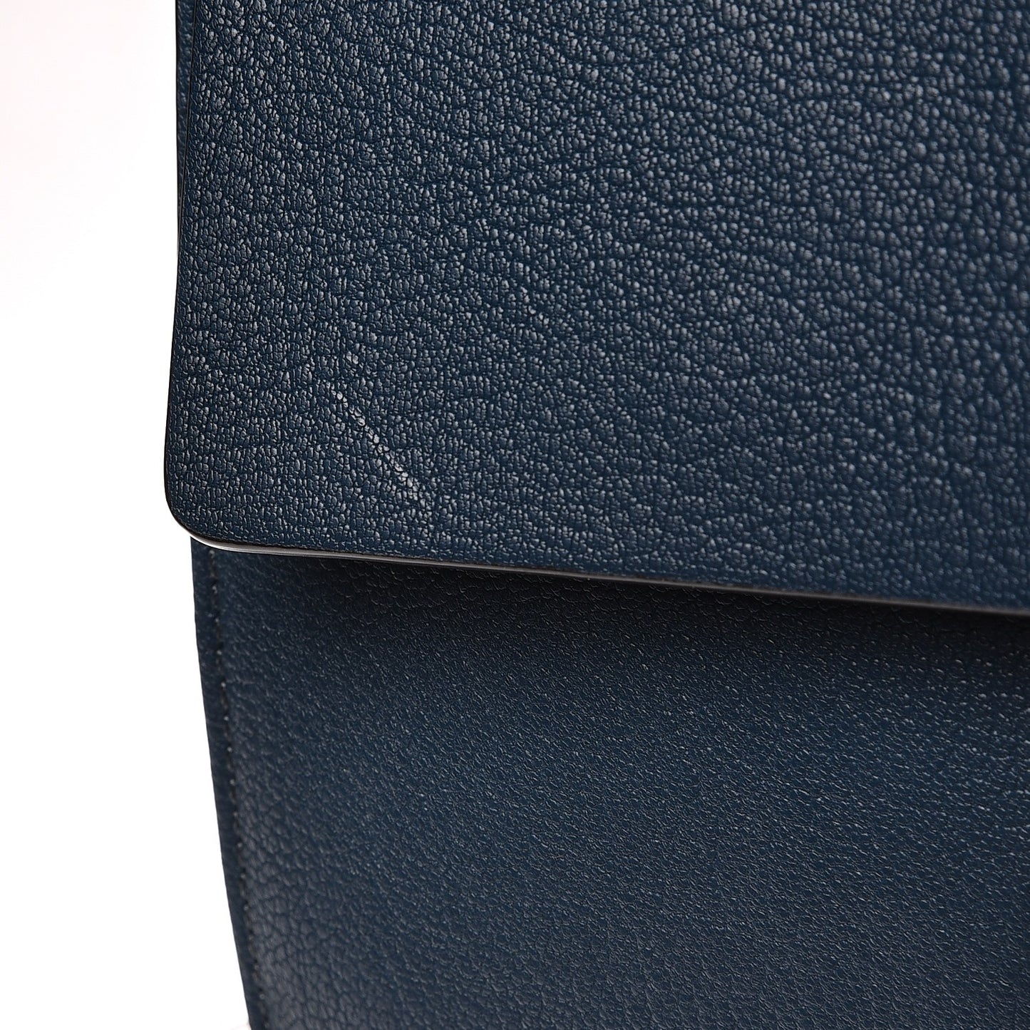 Goatskin Small Faye Shoulder Bag Denim Blue