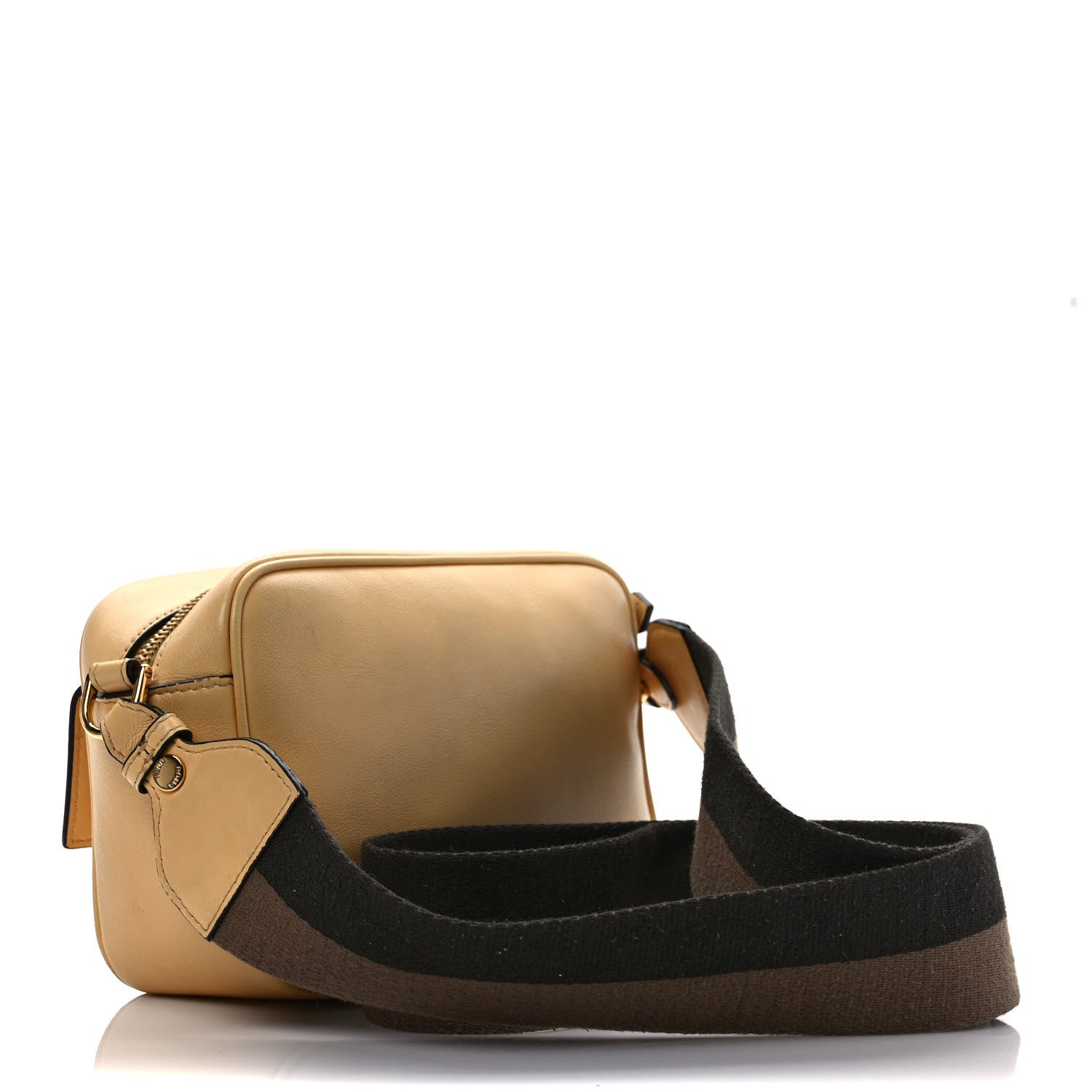 Fendi Vitello Grace Matte Mini Fendi Cam Miele Scuro 3 of 11