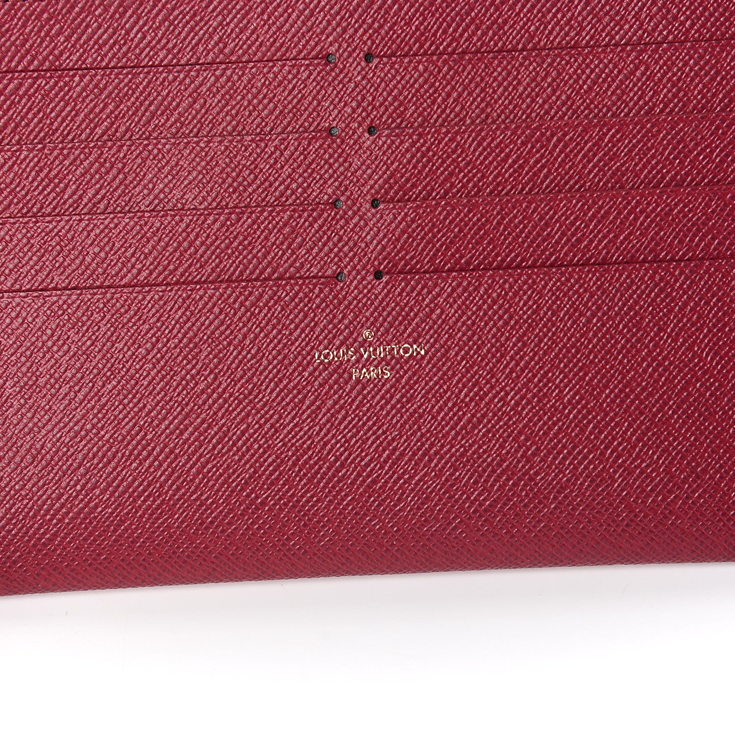 Louis Vuitton Calfskin Felicie Card Holder Insert Fuchsia 5 of 5