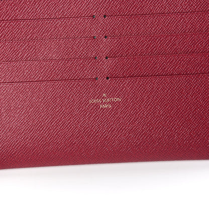 Louis Vuitton Calfskin Felicie Card Holder Insert Fuchsia 5 of 5