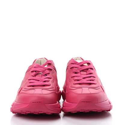 Gucci Calfskin Logo Womens Rhyton Sneakers 36.5 Box Pink 2 of 8