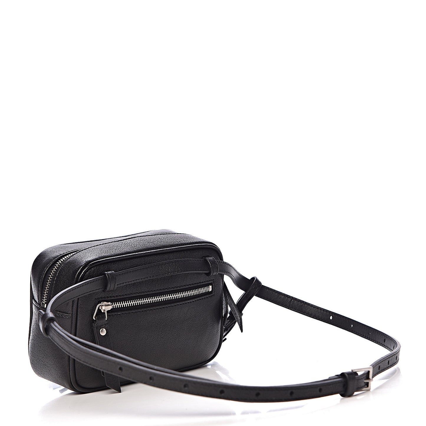 Lambskin Monogram Lou Belt Bag Black