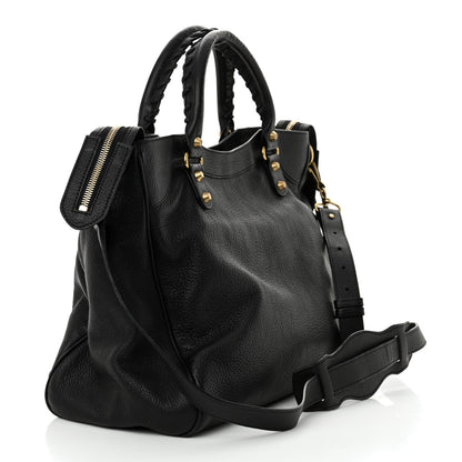 Balenciaga Chevre Classic Gold Hardware Velo Black 4 of 12