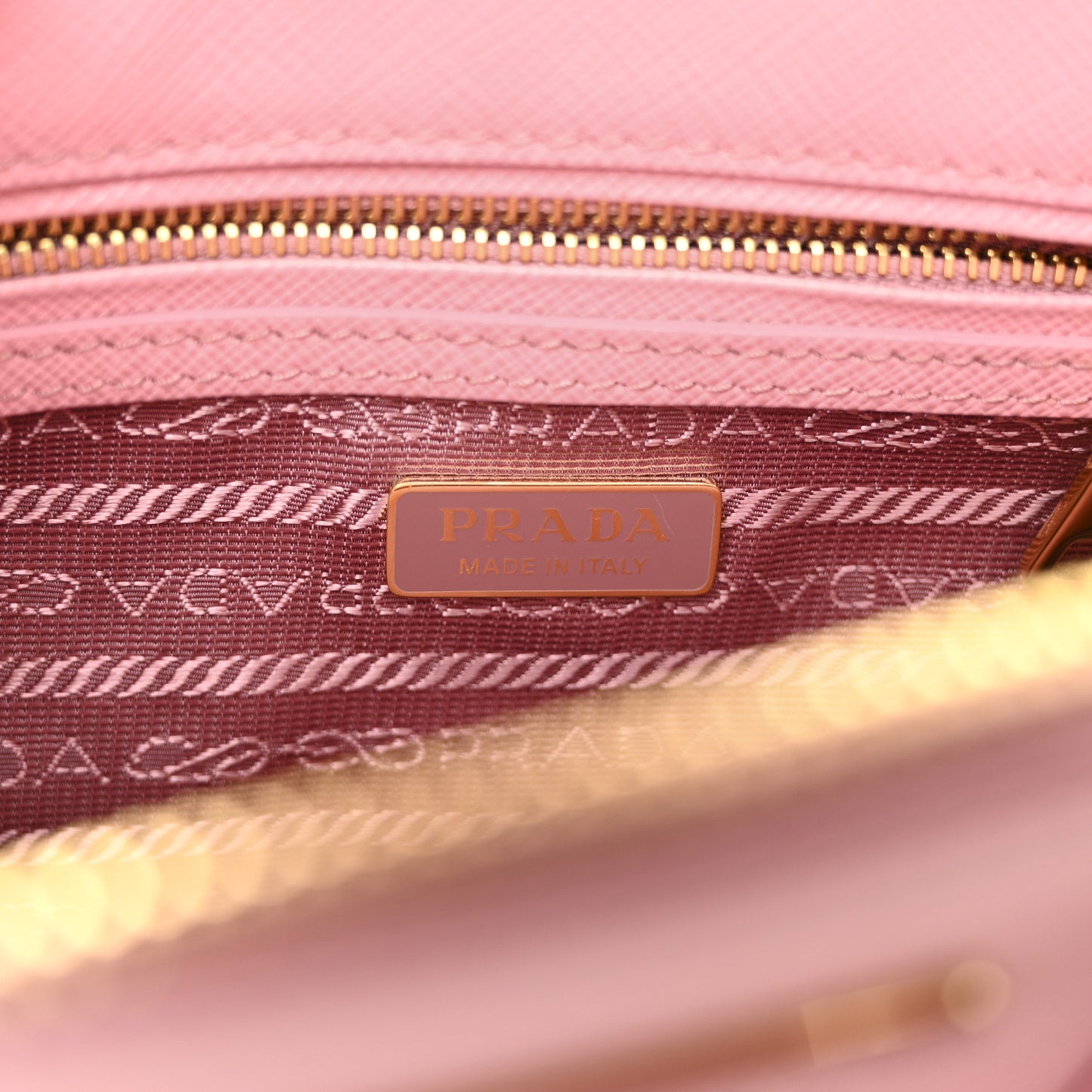 Saffiano Mini Galleria Double Zip Tote Petalo