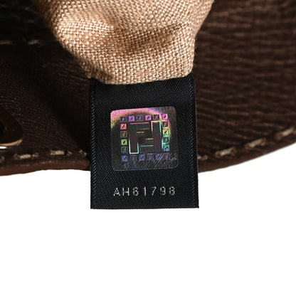 Fendi Calfskin Romano Selleria Large Villa Borghese Tote Bronze 6 of 14
