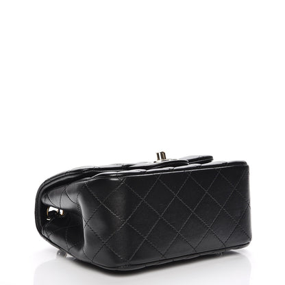 Chanel Lambskin Quilted Mini Square Flap Black 4 of 8