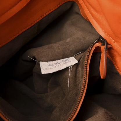 Bottega Veneta Nappa Intrecciato Large Franges Shoulder Bag Tangerine 7 of 10