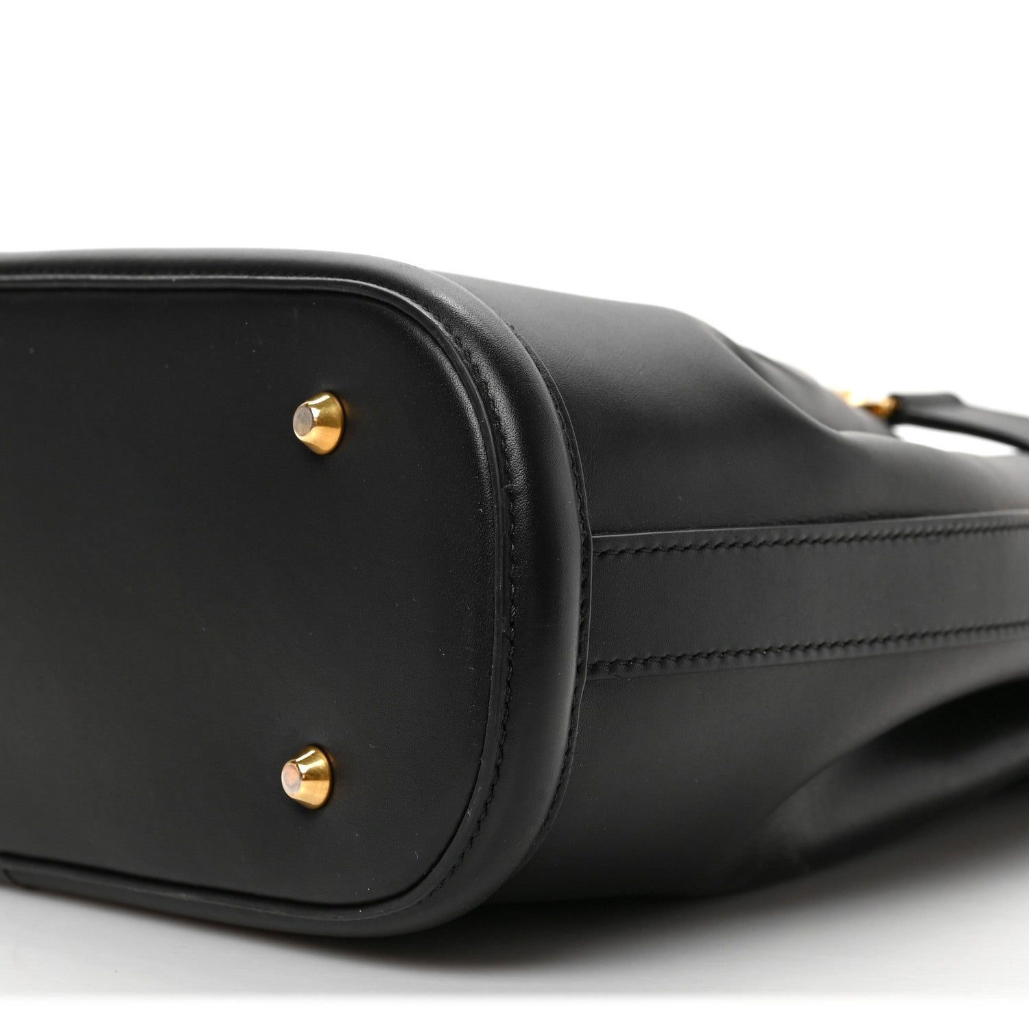 Christian Dior Calfskin CD Embossed Medium C'est Chain Bucket Bag Black 8 of 9