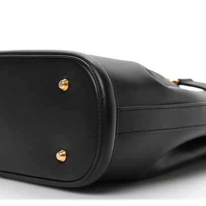 Christian Dior Calfskin CD Embossed Medium C'est Chain Bucket Bag Black 8 of 9