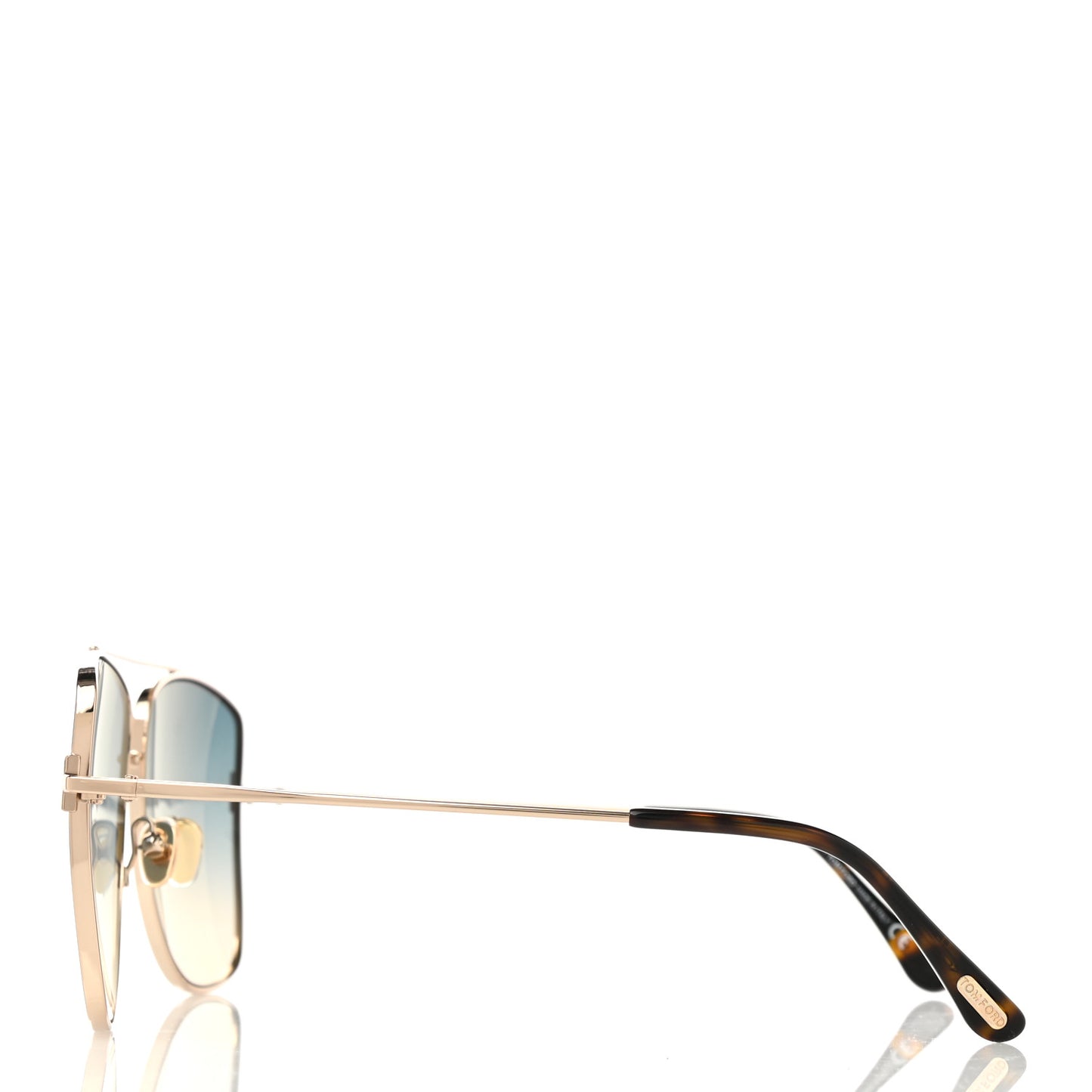 Reggie Aviator Sunglasses TF838 Shiny Rose Gold