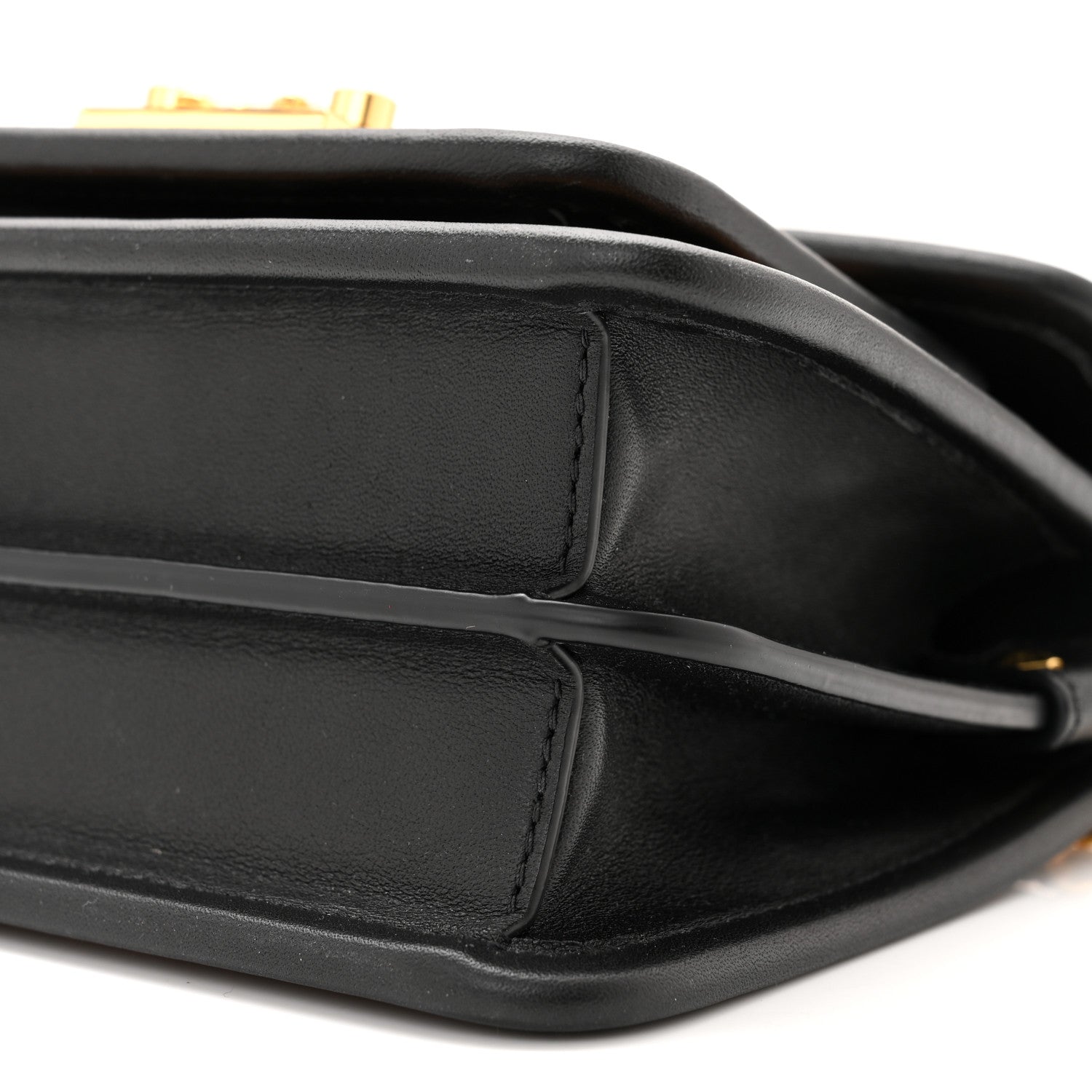 MCM Visetos Mini Patricia Crossbody Bag Cognac Black 10 of 10