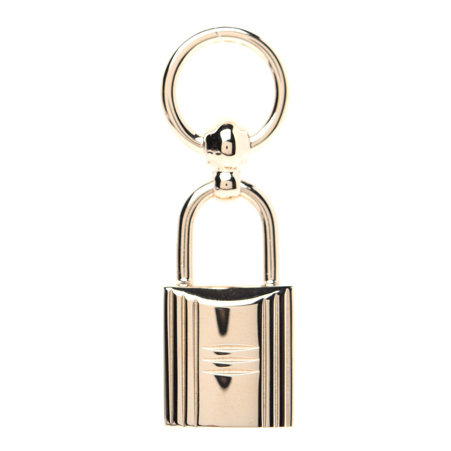 Permabrass Mini Loop Charms Cadenas Scarf Ring Gold