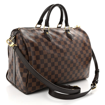 Louis Vuitton Damier Ebene Speedy Bandouliere 35 3 of 10