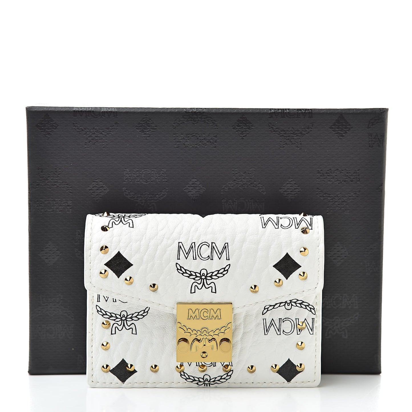 Visetos Mini Accordion Card Wallet White