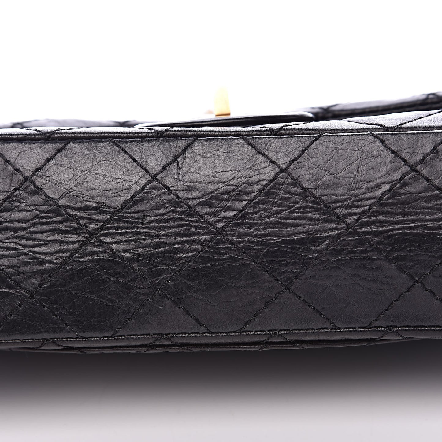 Aged Calfskin 50th Anniversary 2.55 Reissue 225 Flap Black