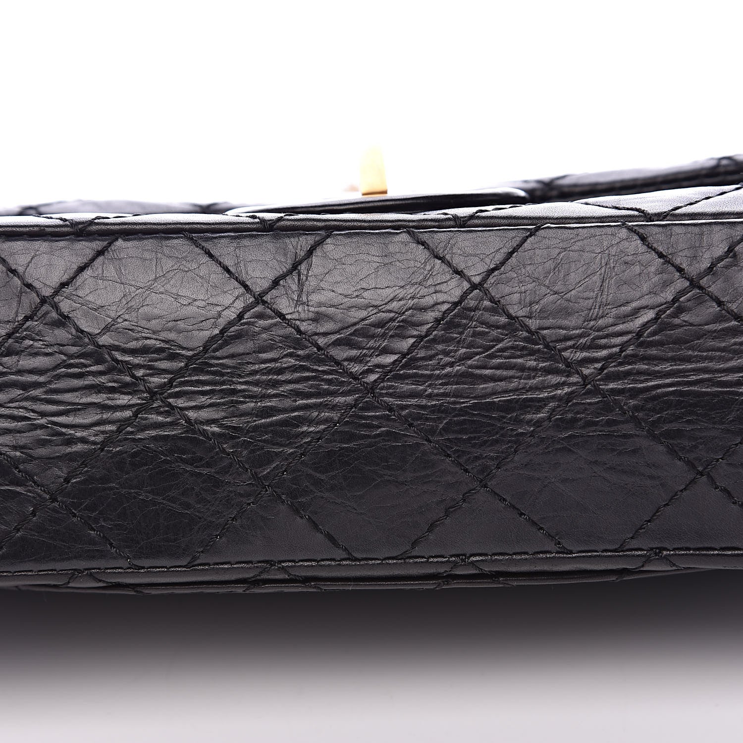 Chanel Aged Calfskin 50th Anniversary 2.55 Reissue 225 Flap Black 12 of 14