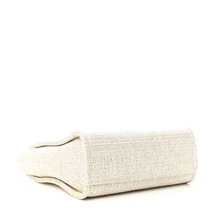 Chanel Lurex Boucle Mini Deauville Tote White 4 of 10