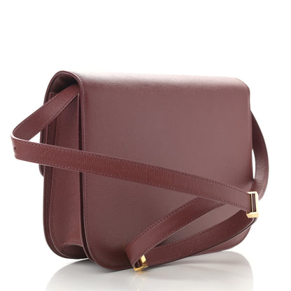 Celine Liege Calfskin Medium Classic Box Flap Bag Burgundy 3 of 11