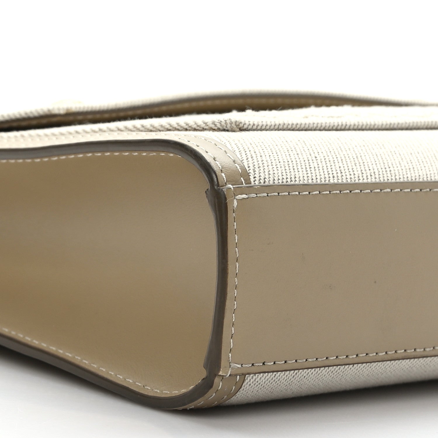 Burberry Canvas Calfskin Horseferry Print Mini Pocket Bag Ecru 7 of 12
