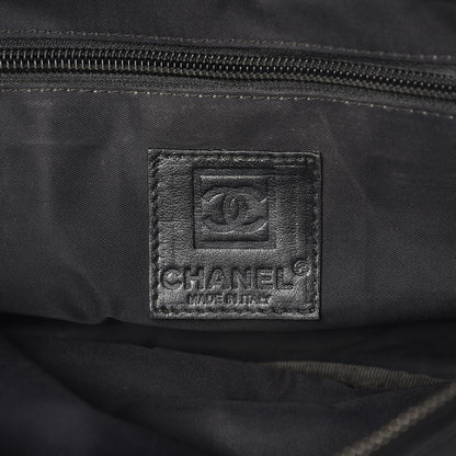 Chanel Suede Lambskin Square Stitched CC Flap Bag Black 7 of 13