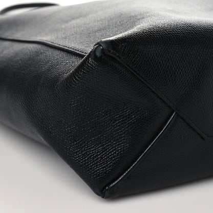 Celine Grained Calfskin Small Vertical Cabas Black 7 of 11