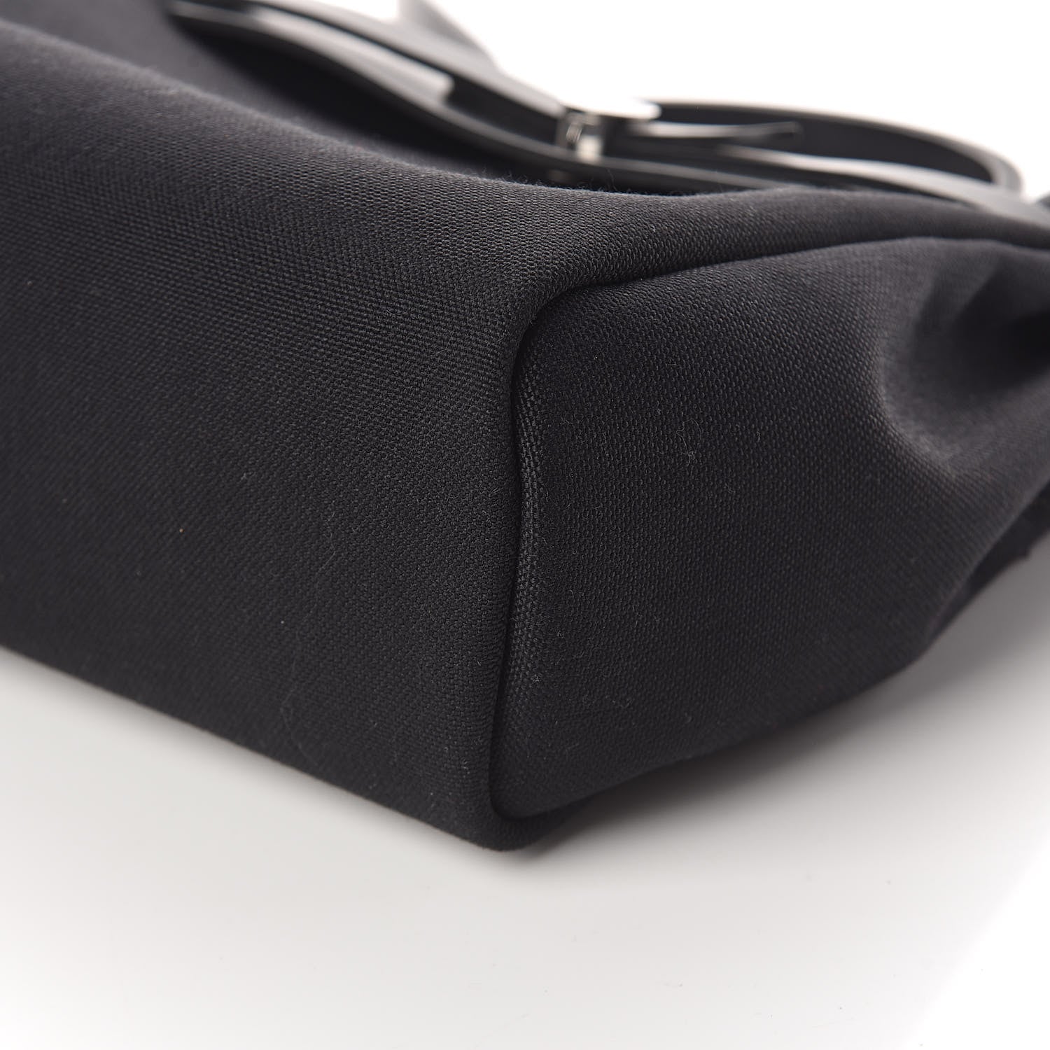 Hermes Military Toile Vache Hunter Herbag Zip PM 31 Black 10 of 10