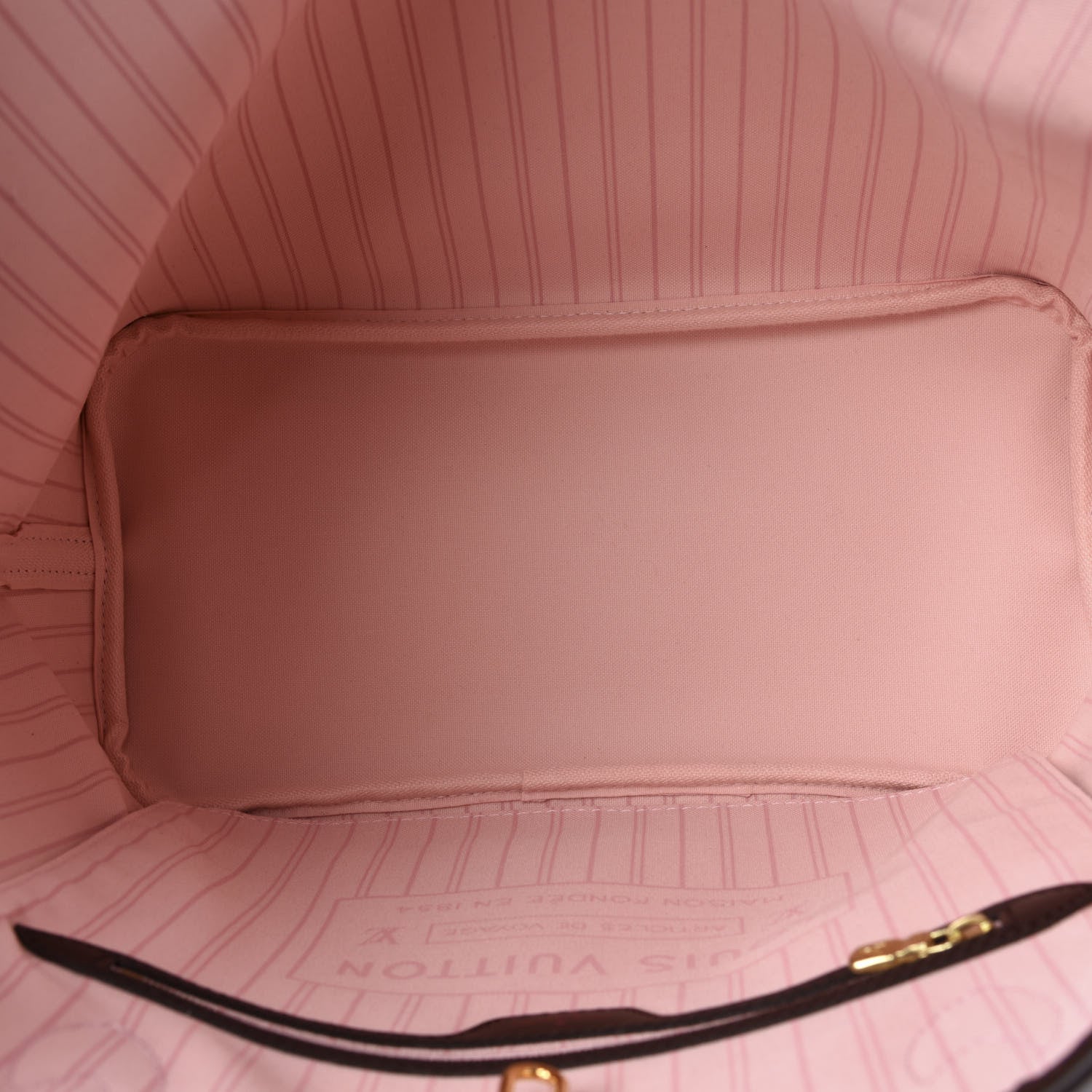 Louis Vuitton Damier Ebene Neo Neverfull MM Rose Ballerine 5 of 9