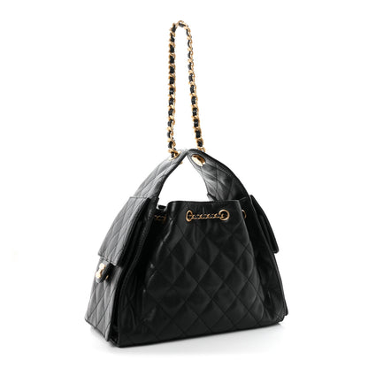 Chanel Caviar Quilted Small Chanel 25 Handbag Black 3 of 11