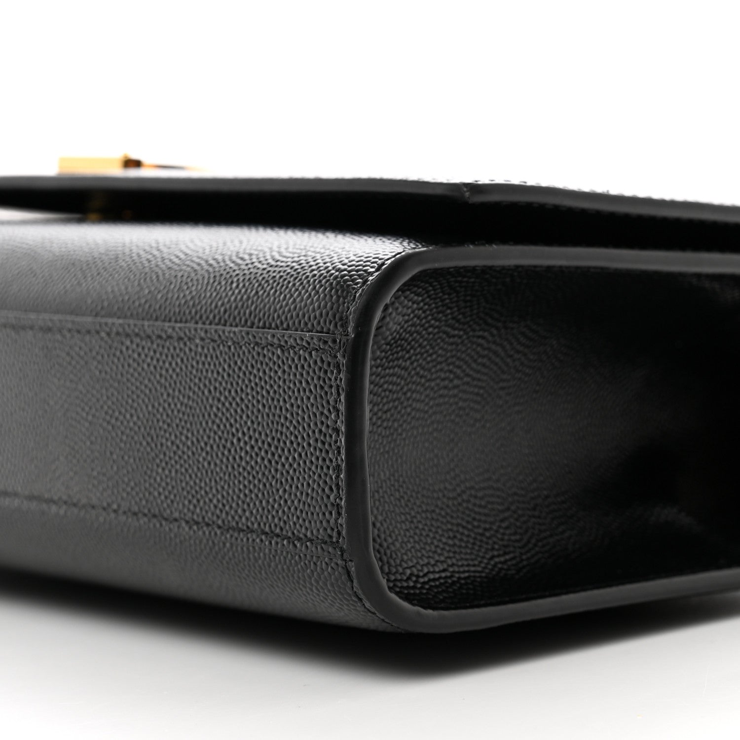 Saint Laurent Grain De Poudre Medium Classic Monogram Kate Satchel Black 9 of 10