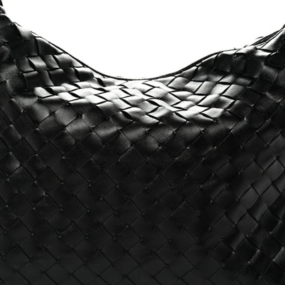 Bottega Veneta Calfskin Intrecciato Small Hop Black 8 of 10
