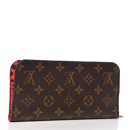 Louis Vuitton Monogram Kusama Waves Insolite Wallet Red 3 of 7