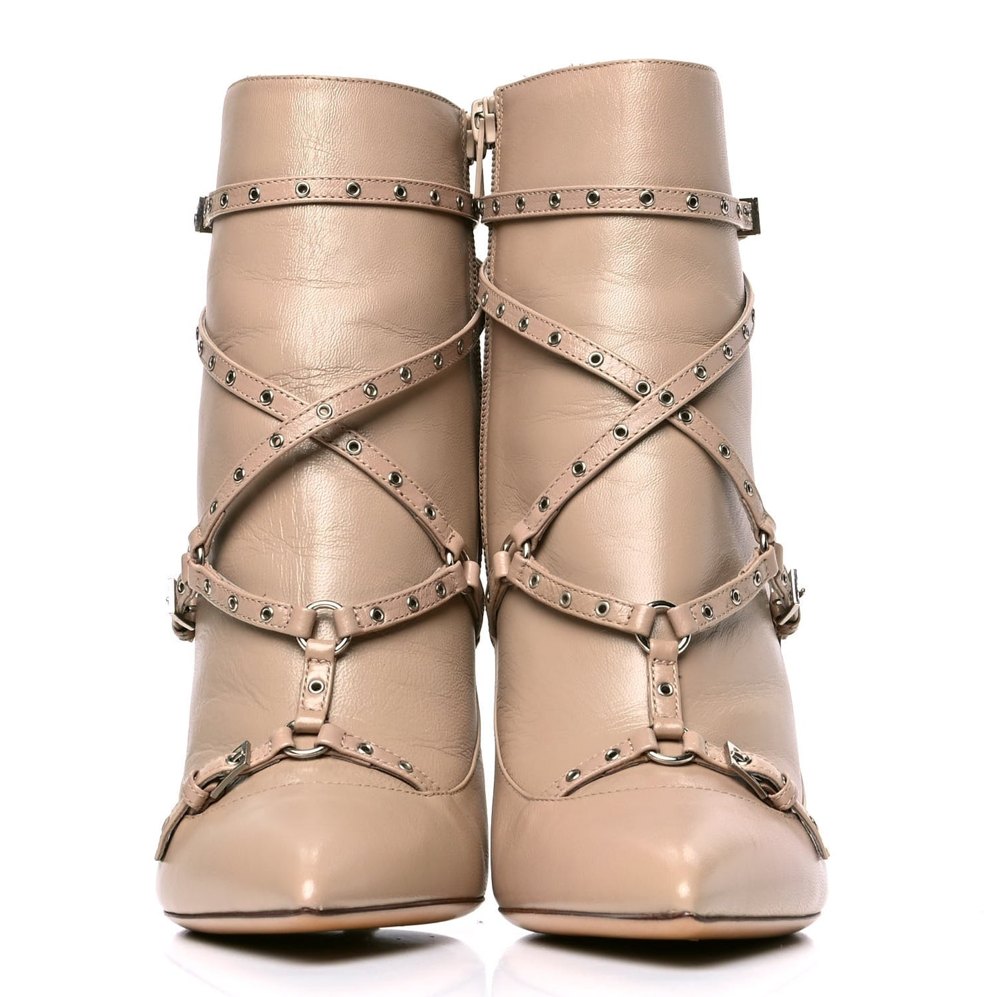 Nappa Love Latch 100mm Ankle Boots 38 Poudre