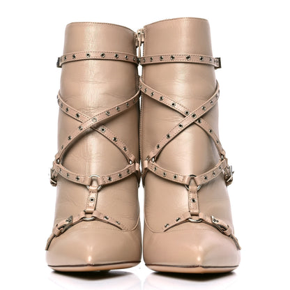 Valentino Garavani Nappa Love Latch 100mm Ankle Boots 38 Poudre 2 of 7