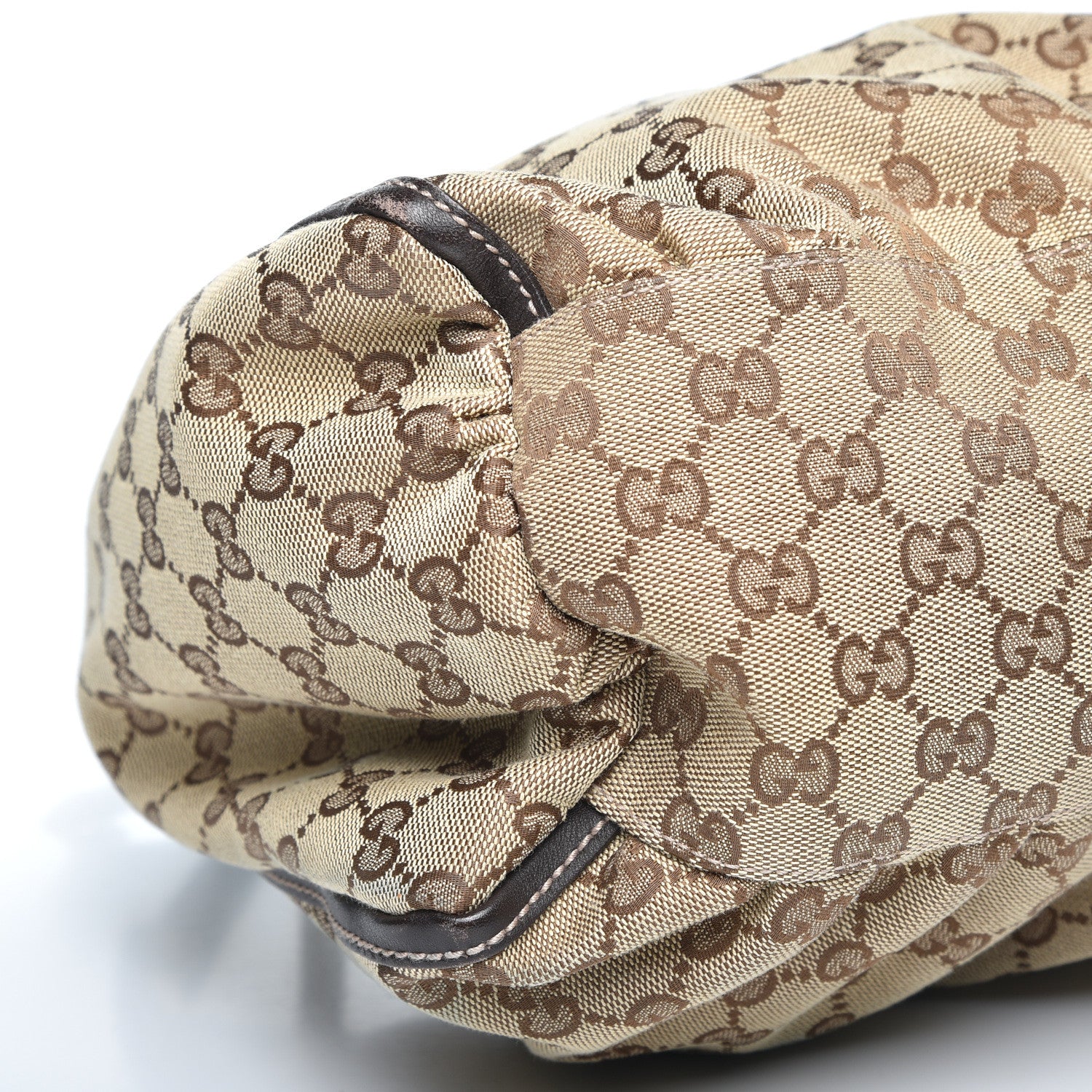 Gucci Monogram Large D Ring Hobo Dark Brown 4 of 10