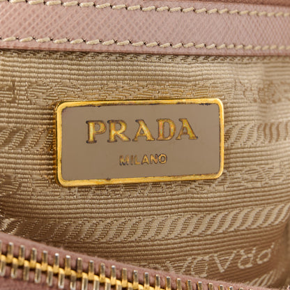 Prada Saffiano Small Galleria Double Zip Tote Cammeo 9 of 16