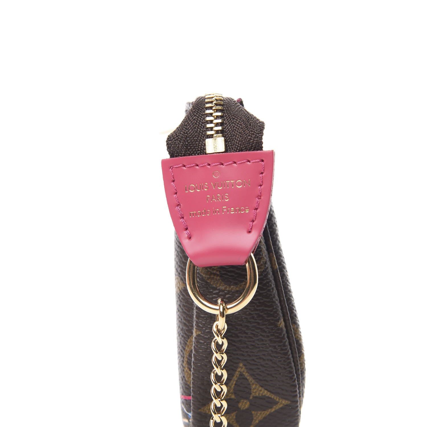Louis Vuitton Monogram 2020 Christmas Animation Roller Coaster Mini Pochette Accessories Pivoine 10 of 11