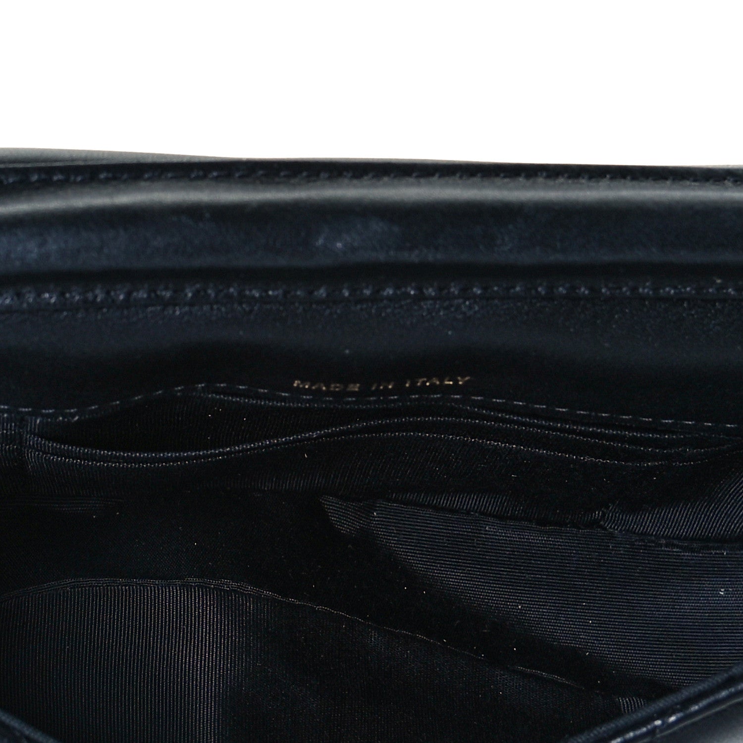 Chanel Calfskin Quilted Coco Mail Clutch With Chain Black 5 of 10