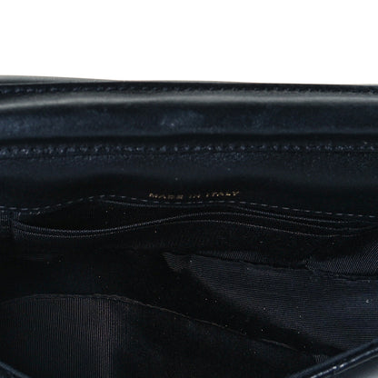 Chanel Calfskin Quilted Coco Mail Clutch With Chain Black 5 of 10