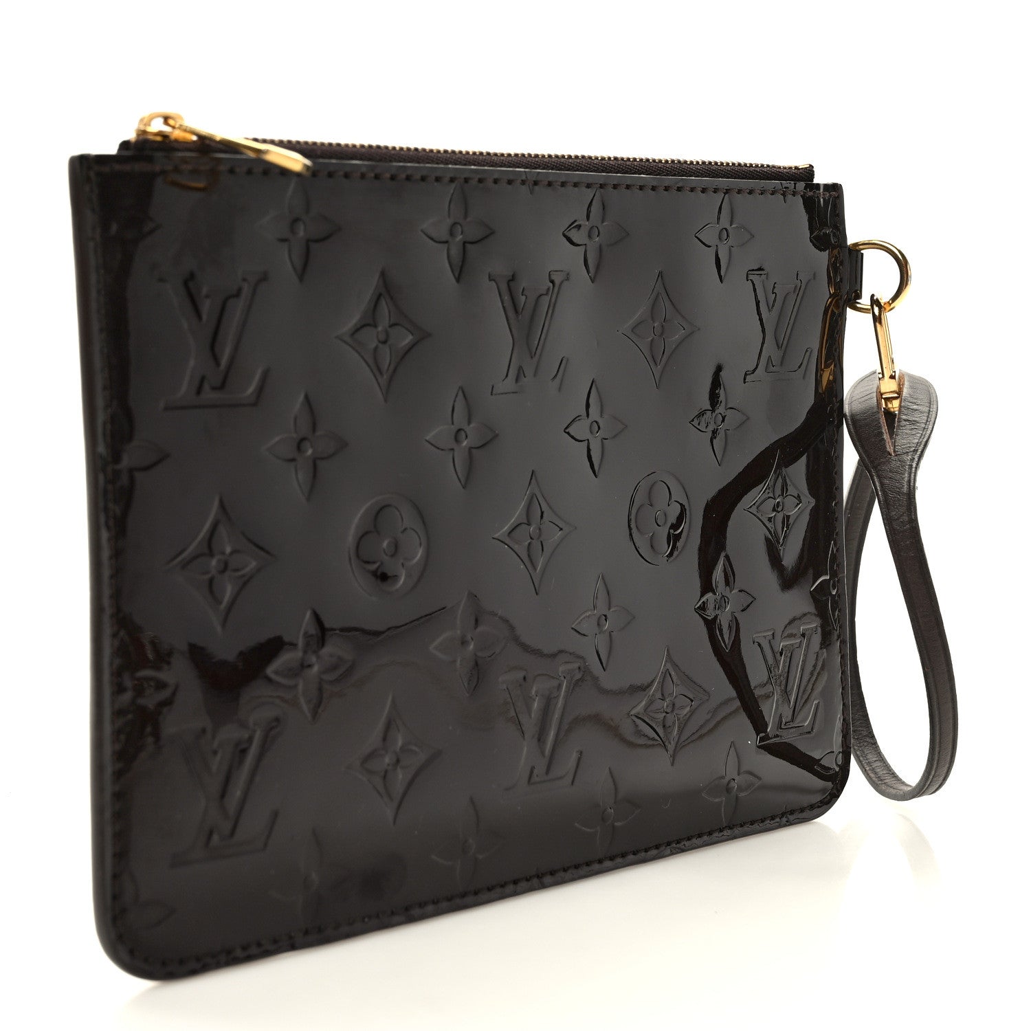 Louis Vuitton Vernis Long Beach Neverfull PM Pochette Amarante 3 of 7