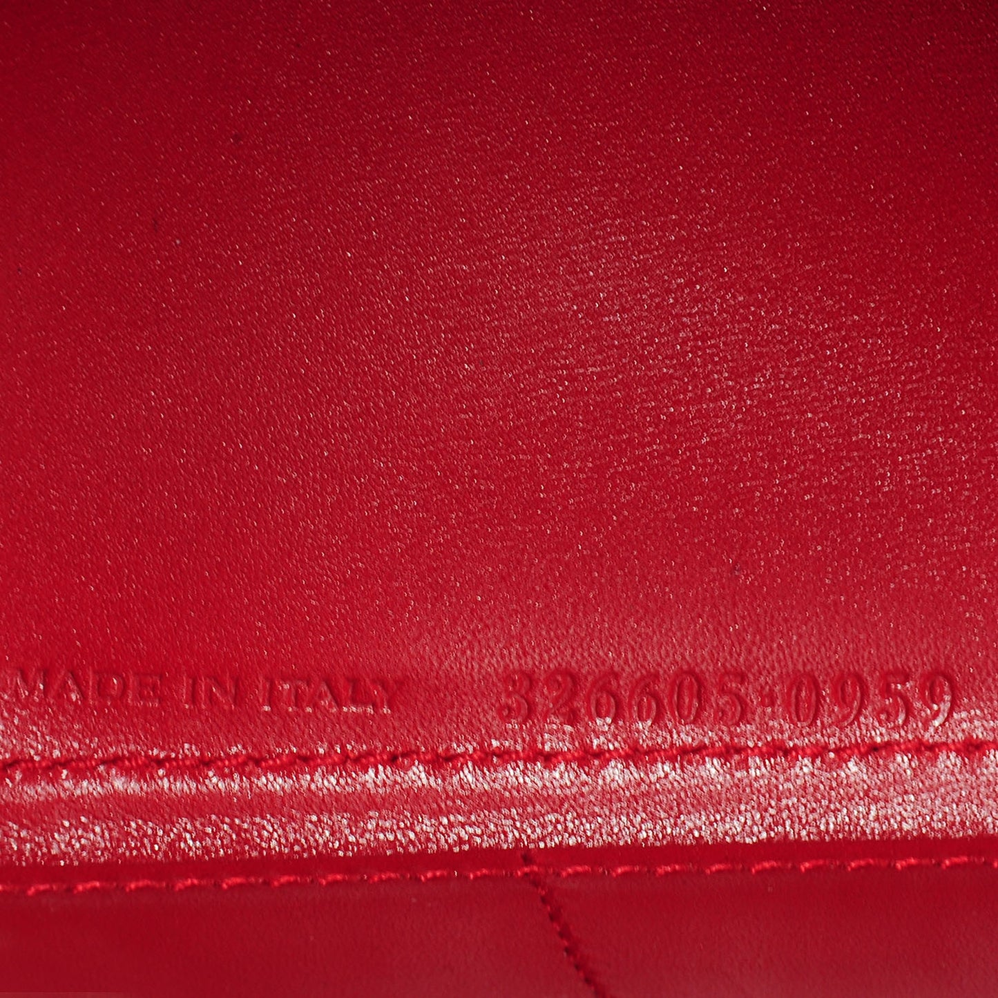 Calfskin Zip Continental Wallet Rouge Orient