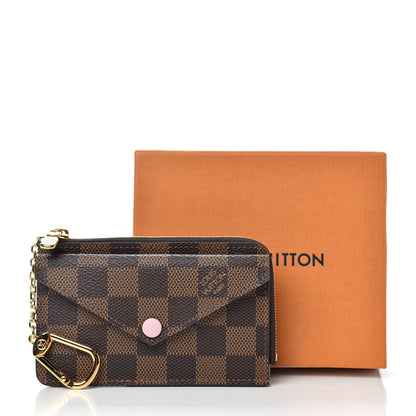 Louis Vuitton Damier Ebene Recto Verso Card Holder Rose Ballerine 7 of 7