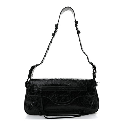 Balenciaga Agneau Arena Monochrome Small Le Cagole Sling Bag Black 1 of 11