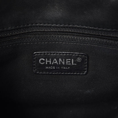 Chanel Calfskin Stitched Quilted Flap Black 6 of 8