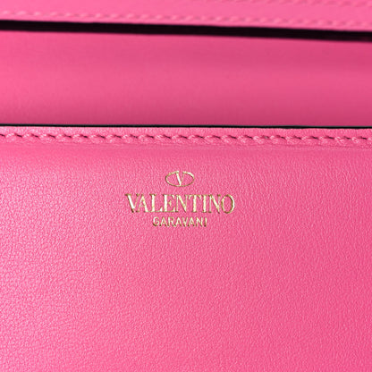 Valentino Garavani Calfskin Vlogo Loco Shoulder Bag Feminine Pink 6 of 12