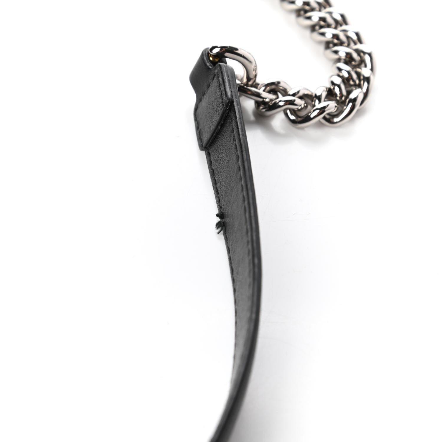 Gucci Moon Calfskin Medium Interlocking G Shoulder Bag Black 11 of 12