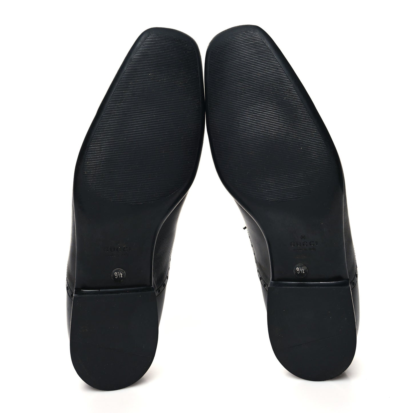 Calfskin Mens Captoe Oxford Loafers 9.5 Black