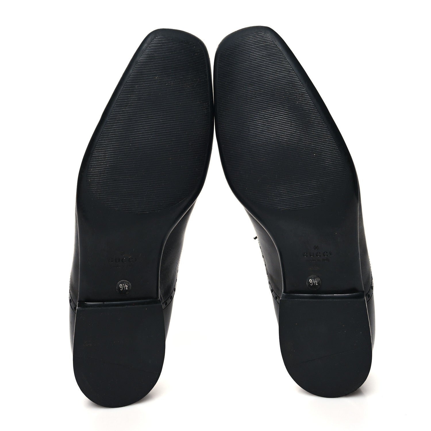 Gucci Calfskin Mens Captoe Oxford Loafers 9.5 Black 5 of 10