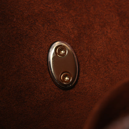 Louis Vuitton Calfskin Lock and Walk Bucket Cognac 11 of 11