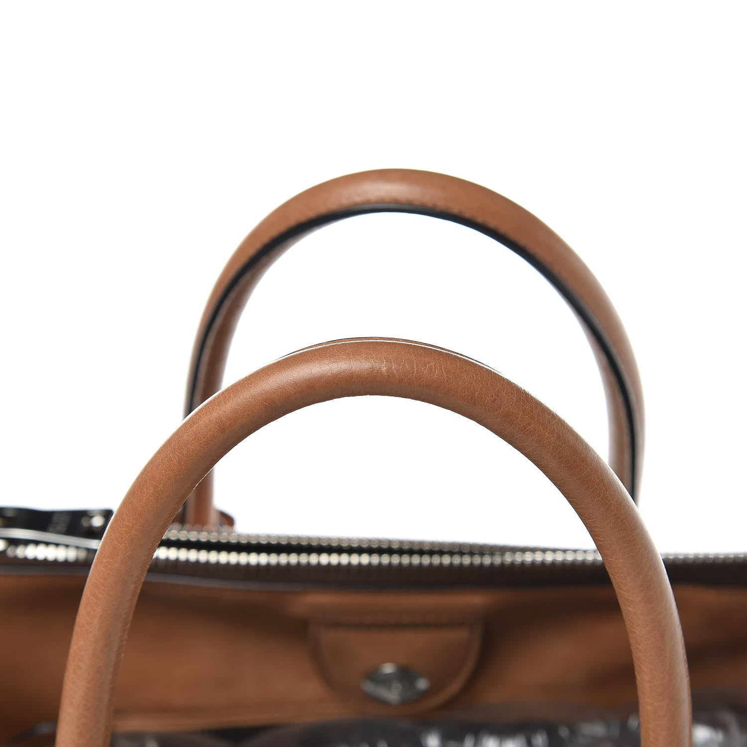 Prada Glace Calf Twin Pocket Tote Naturale 12 of 13
