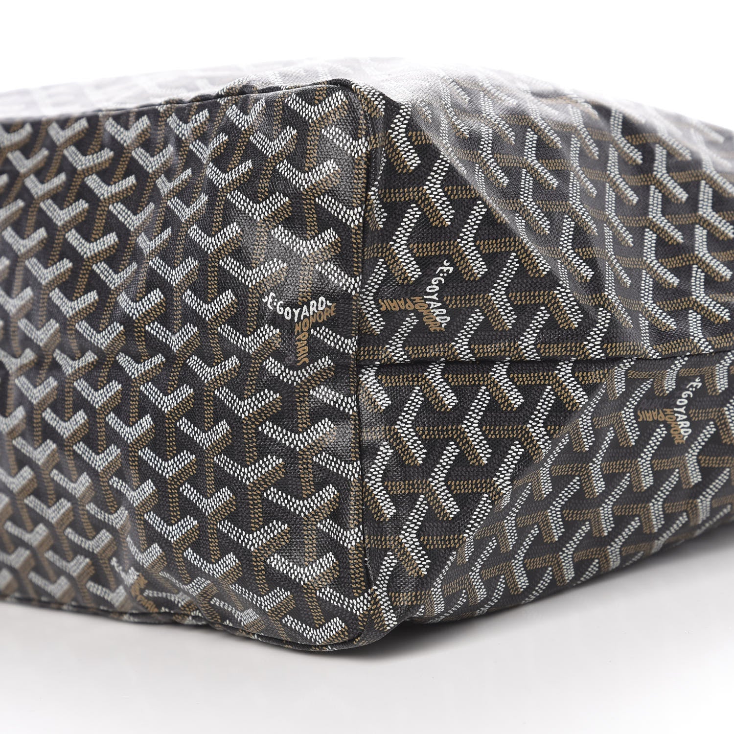 Goyard Goyardine Saint Louis GM Black Gold 9 of 10